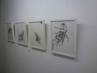 Ausstellungsrundgang in den Ateliers der wfk